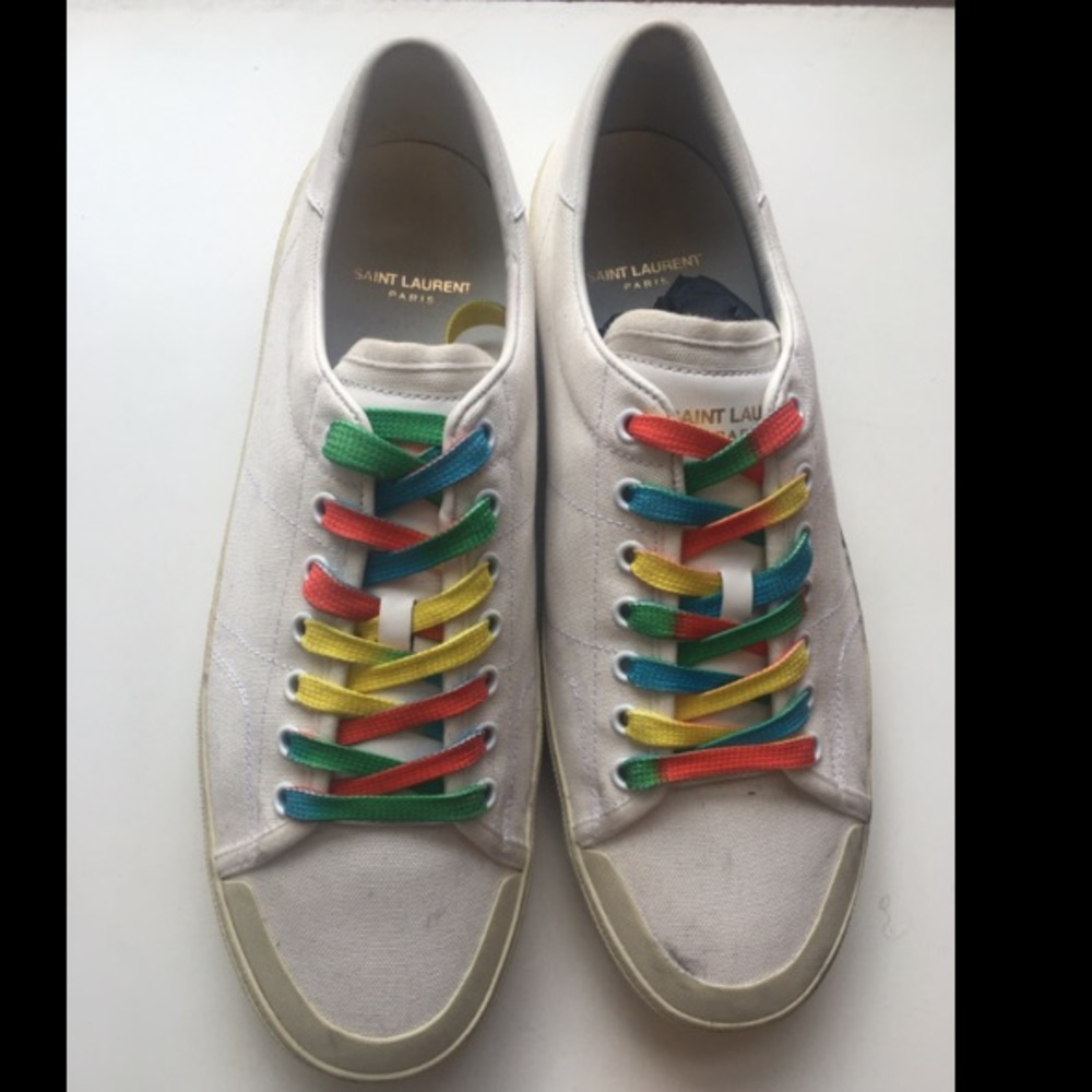 SAINT LAURENT SNEAKERS COURT CLASSIC SURF SIZE 43